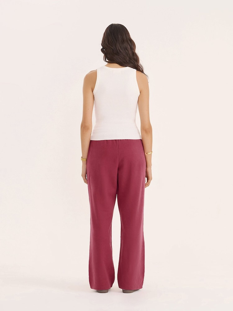 4th & Reckless Red Fergie Joggers - Image 2 of 4