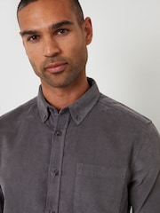 Threadbare Grey Corduroy Shirt - Image 4 of 4
