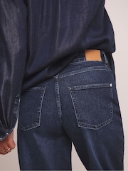 JD Williams Blue Anthology By JD Williams Premium Barrel Leg Jeans - Image 4 of 5