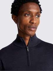 MOSS Merino Zip-Neck Jumper - Image 2 of 3