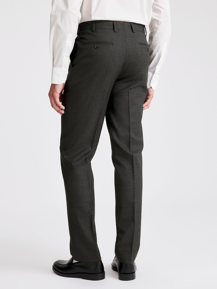 MOSS Tailored Fit Charcoal Grey Italian Trousers - Image 2 of 3 MOSS Tailored Fit Charcoal Grey Italian Trousers - Image 2 of 3
