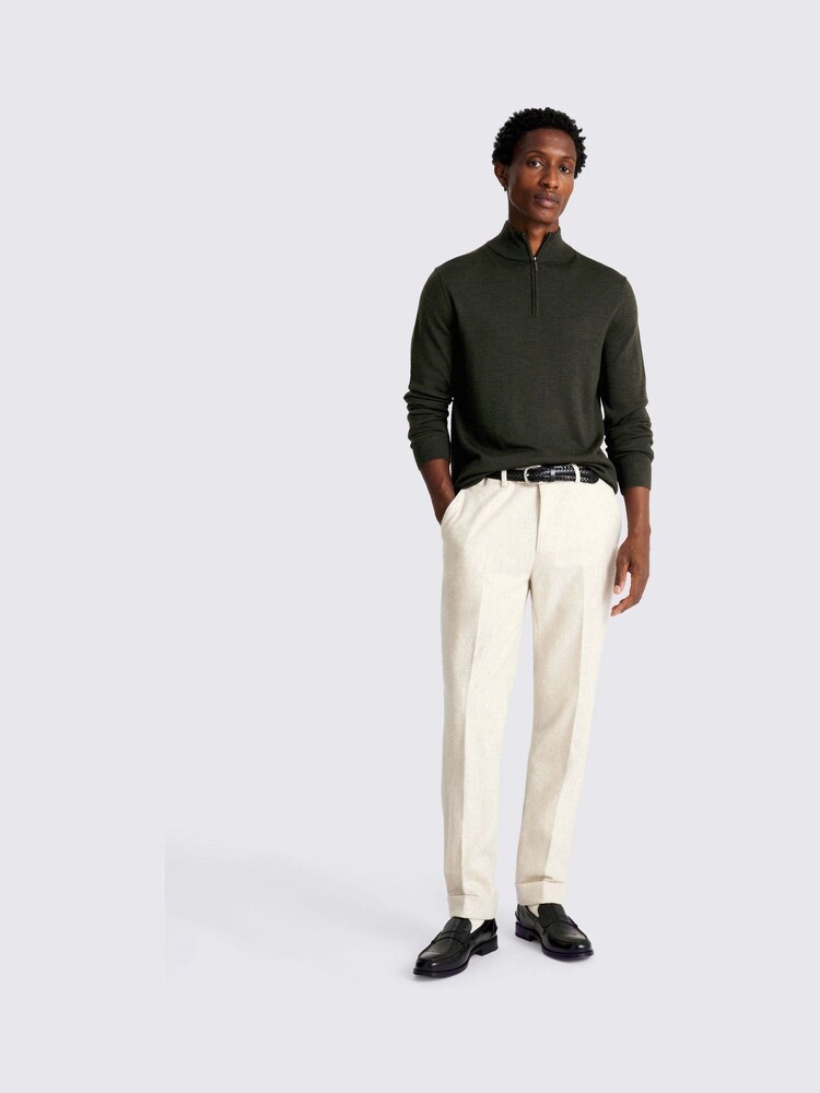 MOSS Merino Zip-Neck Jumper - Image 2 of 3