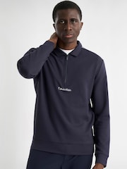 Calvin Klein Golf Navy Rossmore Collared Half Zip - Image 1 of 10