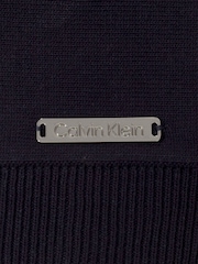 Calvin Klein Golf Blue Monard Knitted Polo Shirt - Image 8 of 8