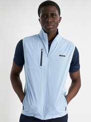 Calvin Klein Golf Blue Deerpark Lightweight Gilet - Image 1 of 12