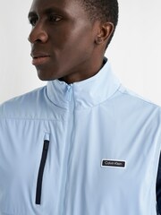 Calvin Klein Golf Blue Deerpark Lightweight Gilet - Image 2 of 12