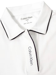 Calvin Klein Golf White Destin Short Sleeve Polo Shirt - Image 7 of 8