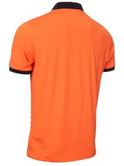 Calvin Klein Golf Orange Newberry Polo Shirt - Image 6 of 8