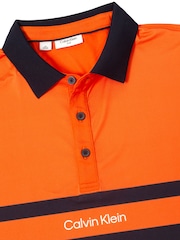 Calvin Klein Golf Orange Newberry Polo Shirt - Image 7 of 8