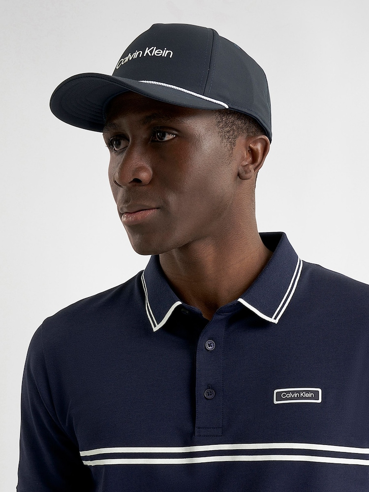 Calvin Klein Golf Blue Longstown Baseball Cap - Image 2 of 8 Calvin Klein Golf Blue Longstown Baseball Cap - Image 2 of 8