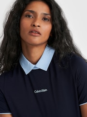 Calvin Klein Golf Blue Brooke Short Sleeve Polo - Image 2 of 11