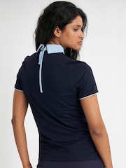 Calvin Klein Golf Blue Brooke Short Sleeve Polo - Image 3 of 11
