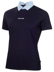 Calvin Klein Golf Blue Brooke Short Sleeve Polo - Image 6 of 11