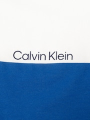 Calvin Klein Golf Blue Springhill Colourblock Polo Shirt - Image 7 of 8