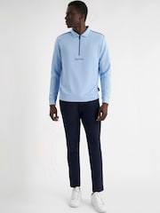 Calvin Klein Golf Blue Rossmore Collared Half Zip - Image 3 of 10