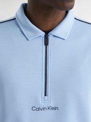 Calvin Klein Golf Blue Rossmore Collared Half Zip - Image 4 of 10