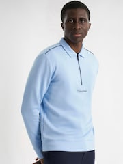 Calvin Klein Golf Blue Rossmore Collared Half Zip - Image 5 of 10