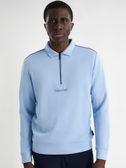 Calvin Klein Golf Blue Rossmore Collared Half Zip - Image 6 of 10