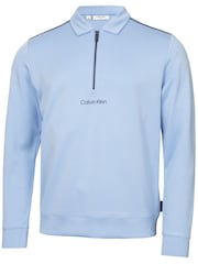 Calvin Klein Golf Blue Rossmore Collared Half Zip - Image 7 of 10