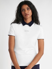 Calvin Klein Golf White Brooke Short Sleeve Polo - Image 1 of 11
