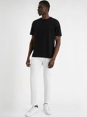 Calvin Klein Golf Black Uni Luxe Pique T-Shirt - Image 3 of 8