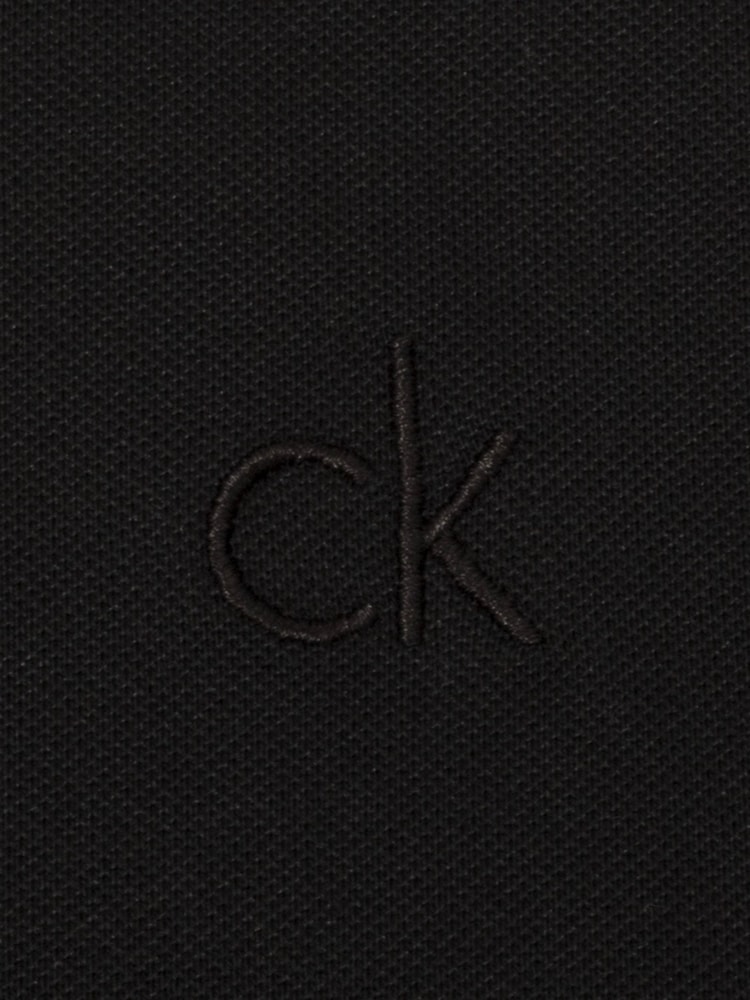 Calvin Klein Golf Black Uni Luxe Pique T-Shirt - Image 8 of 8