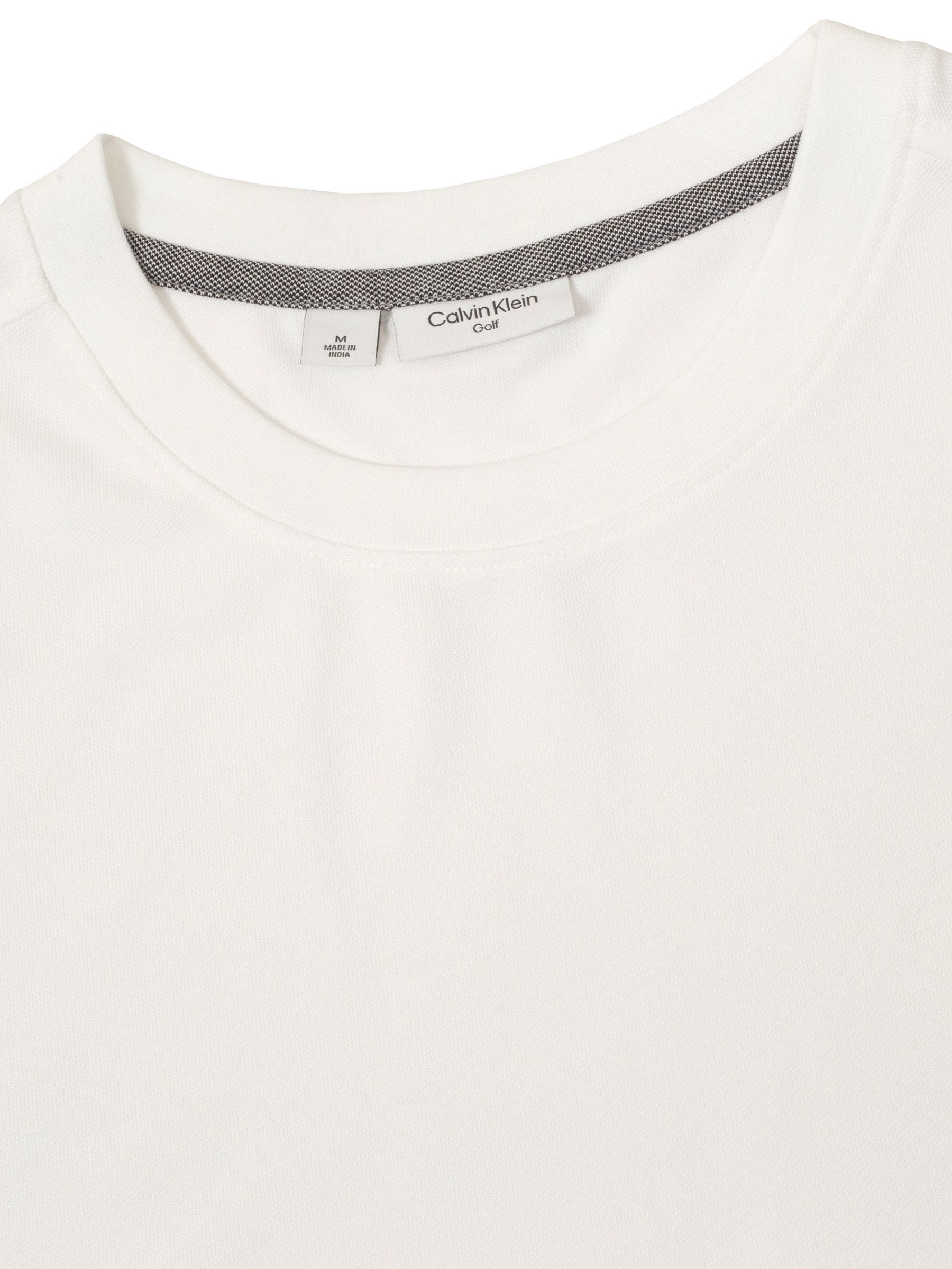 Next：日本 ホワイト - Calvin Klein Golf ユニ Luxe ピケ Tシャツ