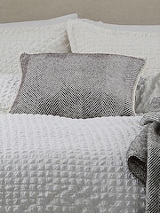 Murmur Storm Grey Ennis 100% Wool Cushion - Image 1 of 3