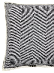 Murmur Storm Grey Ennis 100% Wool Cushion - Image 3 of 3