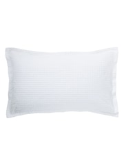 Murmur White Lida Waffle 100% Cotton Duvet Set - Image 6 of 6