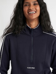 Calvin Klein Golf Blue Quinta Quarter Zip Top - Image 4 of 8