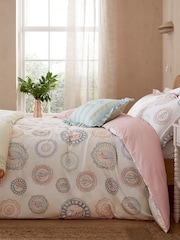 Yvonne Ellen Multi Vintage Plates Cotton Pillowcase Pair - Image 3 of 6