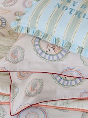 Yvonne Ellen Multi Vintage Plates Cotton Pillowcase Pair - Image 4 of 6
