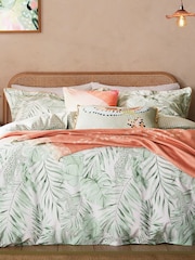 Yvonne Ellen Sage Tropical Safari 100% Cotton Cover Set - Image 1 of 6
