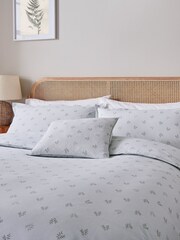 Murmur Sage Thalia 100% Cotton Duvet Set - Image 3 of 6