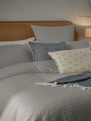 Murmur Cloud Grey Lida Pillowcase Pair - Image 2 of 5