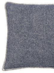 Murmur Navy Ennis 100% Wool Cushion - Image 3 of 4