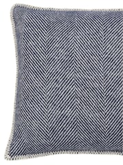 Murmur Navy Ennis 100% Wool Cushion - Image 4 of 4