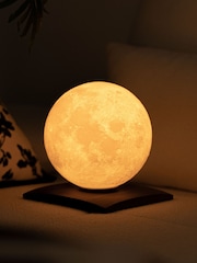 Gingko Walnut Smart Large Luna Spin Lamp - Image 2 of 5
