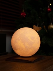 Gingko Walnut Smart Large Luna Spin Lamp - Image 3 of 5