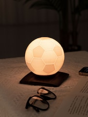 Gingko Walnut Smart Mini Football Spin Lamp - Image 2 of 5