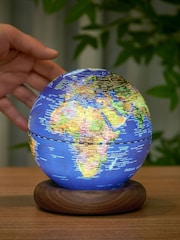 Gingko Dark Blue Atlas Globe Mini Lamp - Image 2 of 5