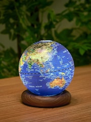Gingko Dark Blue Atlas Globe Mini Lamp - Image 4 of 5