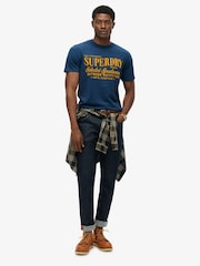 Superdry Blue Outdoor Supply Company Relaxed T-Shirt - Image 3 of 6