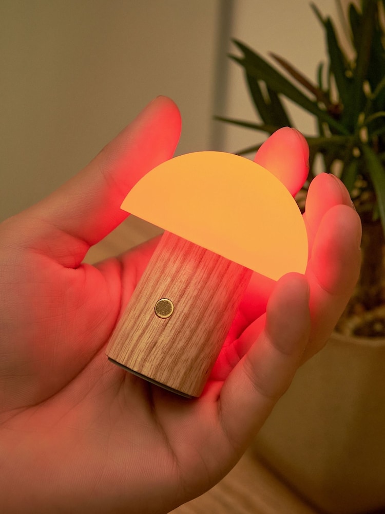 Gingko White Ash Super Mini Alice Mushroom Lamp - Image 2 of 5 Gingko White Ash Super Mini Alice Mushroom Lamp - Image 2 of 5
