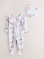 Baker by Ted Baker 2 Pieces Rüschen-Schlafanzug & Bibs-Set - Bild 1 von 8