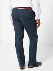 Joe Browns Blue Handsome Herringbone Trousers - Image 2 of 6
