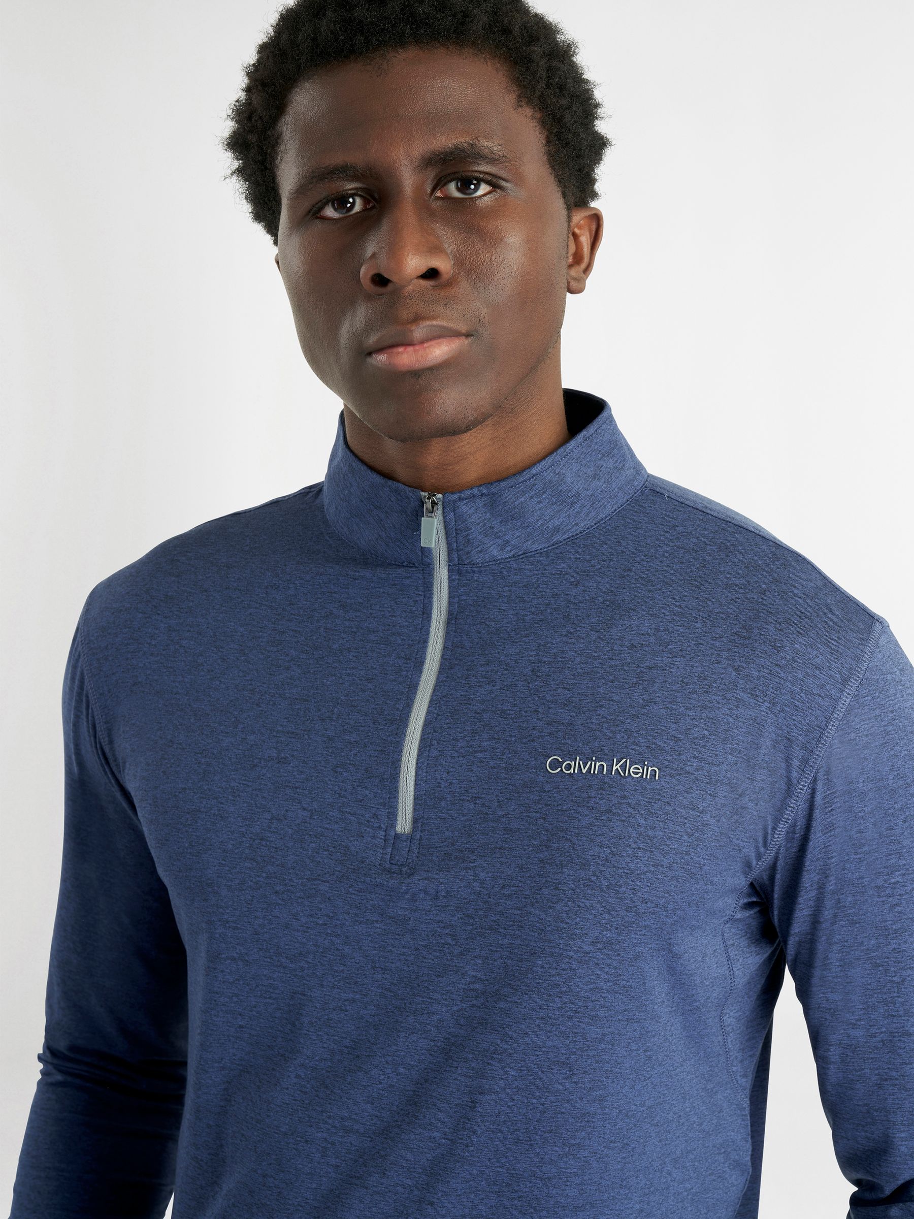 Buy Calvin Klein Golf Blue Newport Quarter Zip T-Shirt from Next USA