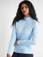 Calvin Klein Golf Blue Dakota Quarter Zip Top - Image 3 of 9