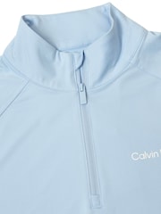 Calvin Klein Golf Blue Dakota Quarter Zip Top - Image 8 of 9